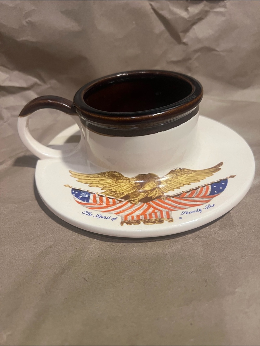 Vintage McCoy National Gallery of Art Unique Candle Holder